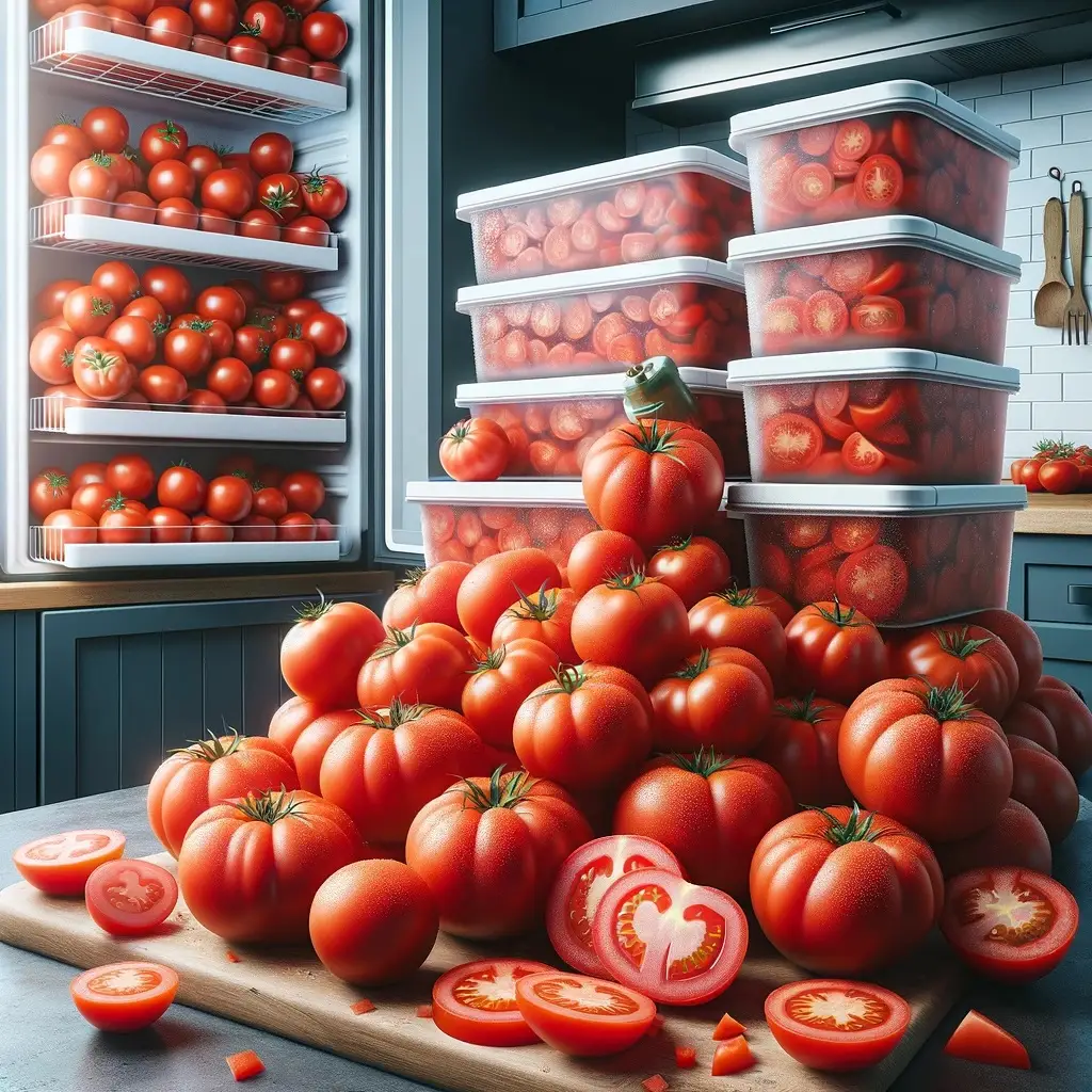 Šaldyti pomidorai